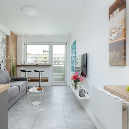 Bright Sea View On Promenada Gwiazd By Renters 公寓 米兹多洛杰