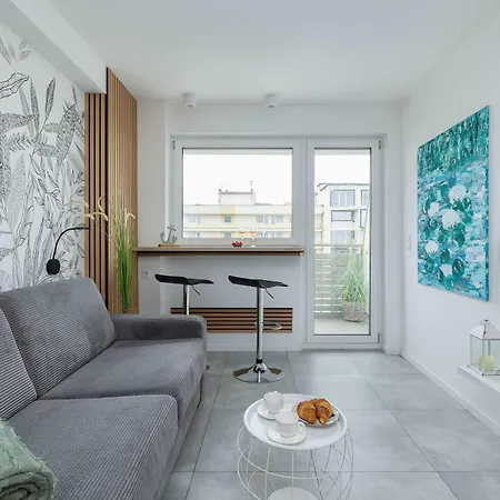Bright Sea View On Promenada Gwiazd By Renters 公寓 米兹多洛杰